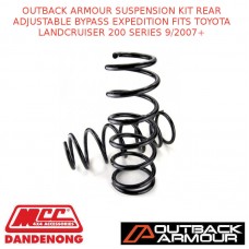 OUTBACK ARMOUR SUSPENSION KIT REAR ADJ BYPASS EXPD FITS TOYOTA LC 200S 9/2007+